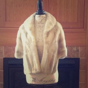 Beautiful Beige Mink Stole